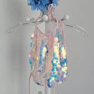 FOREVER 21 // Sequin Halter Top